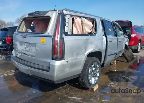 2016 Cadillac Escalade Esv Luxury Collection из США, поврежденный, VIN 1GYS4HKJ5GR465438